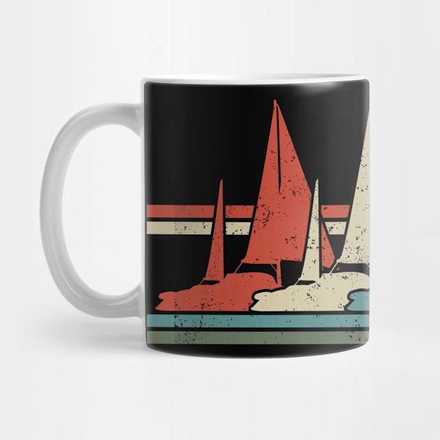 Sailboat Boat Sailing Vintage by KAWAIITEE